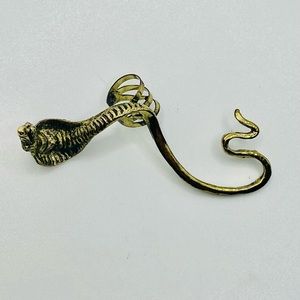 Snake Cobra Ear Cuff Gold Broze Vintage Look